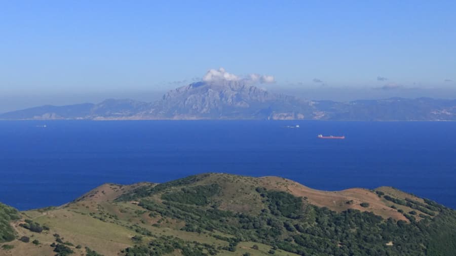 Views of the Strait of Gibraltar