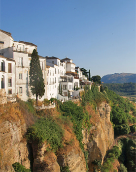 Ronda dramatic gorge in Southern Spain