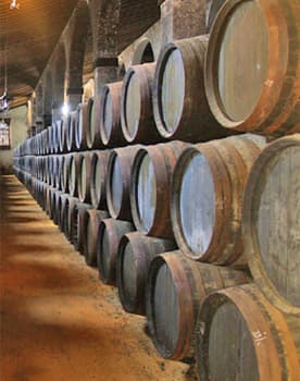 Sherry casks in a Sherry bodega in Jerez | Sherry day trip