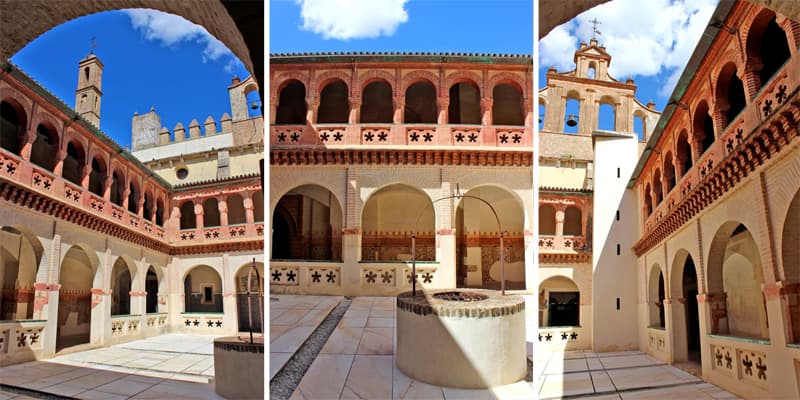 Cloister of the monastery of San Isidoro del Campo. Santiponce, Seville, Spain