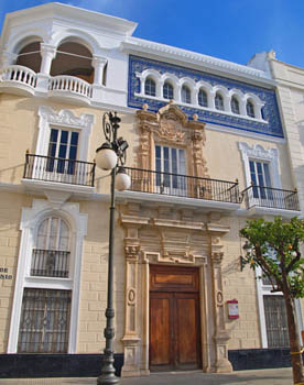 Colonial architecture in Cadiz Southern Spain