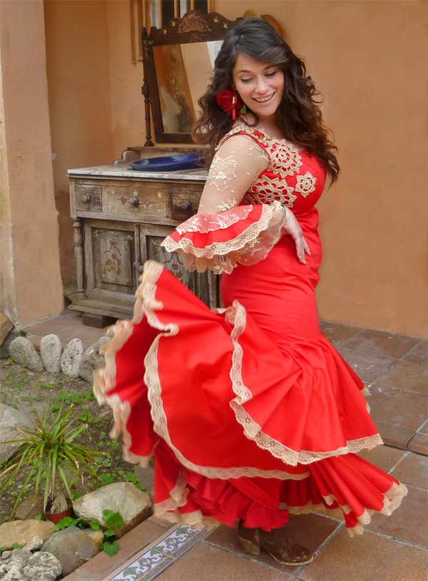 Flamenco dress made via skype