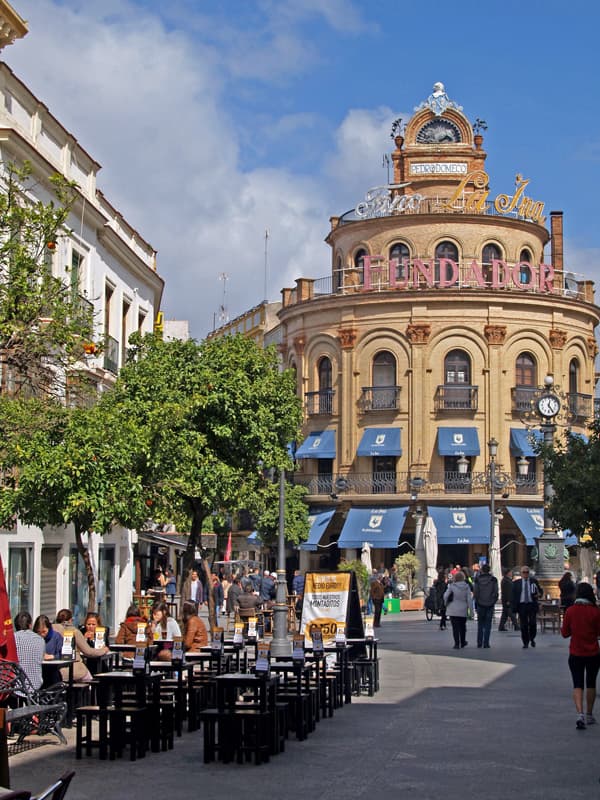 El Gallo Azul building. Jerez, Spain