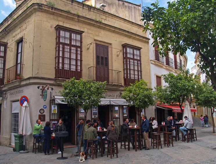 Living in Jerez, Spain. Streets and squares