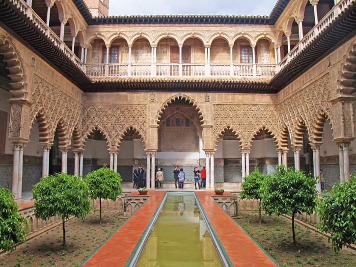 Main Courtyard of Seville Alcazar