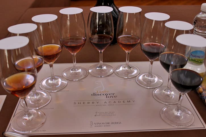 Final tasting. Sherry Educator Course