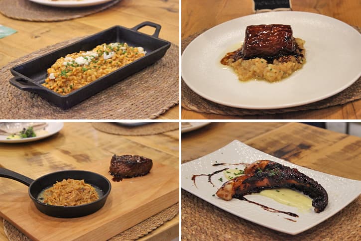 hot dishes of the new menu of Jerez restaurant AQ35