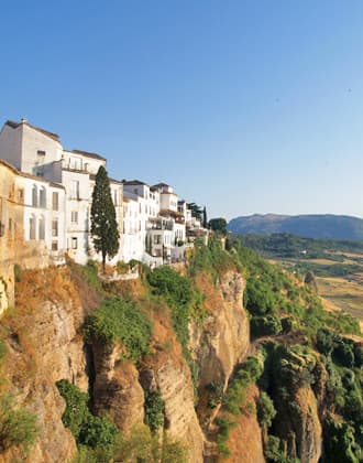 Hilltop town of Ronda, Southern Spain. Easy shore excursion from Malaga.