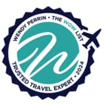 Logo of Wendy Perrin Wow List of Trusted Travel Experts